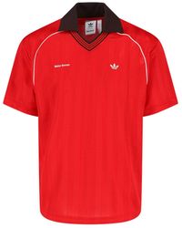 adidas Originals - Scarlet Jacquard Football T-Shirt - Lyst