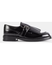 Church's - Derbies Piper En Cuir De Veau Poli Noir Flat Shoes - Lyst