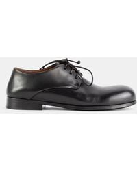 Marsèll - Capozucca Smooth Leather Derbies Flat Shoes - Lyst