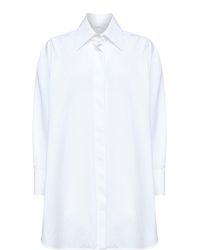 Givenchy - Poplin Asymmetric Shirt - Lyst