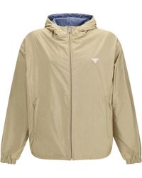 Prada - Reversible Re-Nylon Down Jacket Recycled Polyamide - Lyst