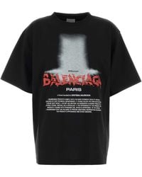 Balenciaga - The Door Graphic-Print T-Shirt - Lyst