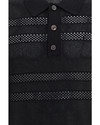 Dries Van Noten - Polo Shirt Mesh Viscose - Lyst