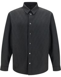 Fendi - Ff Jacquard Nylon Shirt Polyester Jacket - Lyst