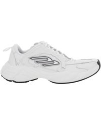 Balenciaga - 'Monday' Low Top Sneakers With Logo Detail On The Side And Size Patch On The Heel - Lyst