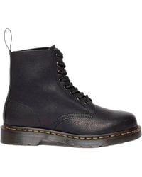 Dr. Martens - Smooth Leather Lace-Up Air-Cushion Ankle Boots - Lyst