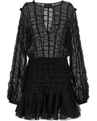 Giovanni bedin - Cotton Short Dress - Lyst