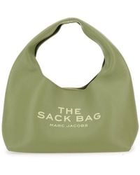 Marc Jacobs - 'The Sack' Shoulder Bag With Maxi Logo Lettering On The Front And Logo Patch On The Rear - Lyst