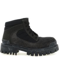 Balenciaga - 'Combat Strike' Ankle Boots - Lyst
