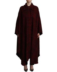 Dolce & Gabbana - Elegant & Long Sleeve Overcoat Jacket - Lyst