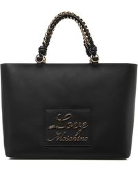 Moschino - Logo Lettering Tote Bag - Lyst
