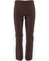 By Malene Birger - Leather Trousers - Lyst