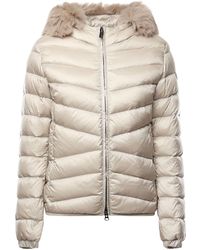 Colmar - Quilted Down Jacket With Faux Fur - Lyst