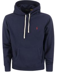 Polo Ralph Lauren Hooded Sweatshirt in White for Men Lyst UK