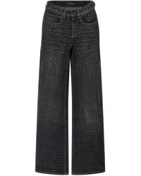 Balenciaga - Wide Leg Jeans - Lyst