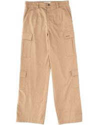 MSGM - Relaxed Cargo Pants - Lyst