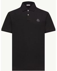 Moncler - Moncler Logo-Embroidered Cotton Polo - Lyst