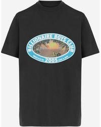 BBCICECREAM - Cotton T-Shirt With Safari Print — T-Shirts - Lyst
