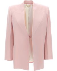 Victoria Beckham - Single-Breasted Blazer Jacket - Lyst