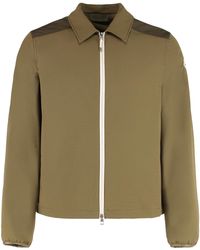 Moncler - Moncler Quilted Seersucker Zip Jacket - Lyst