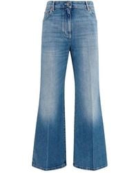 Valentino Garavani - Blue Cotton Straight - Lyst