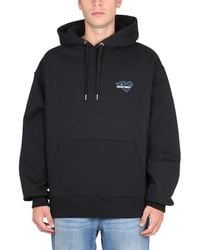 Department 5 - Sweatshirt With Drawstring Hood Cotton Sweatshirts - Lyst