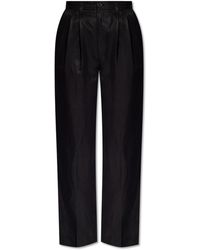 Anine Bing - 'carrie' High-waisted Trousers, - Lyst
