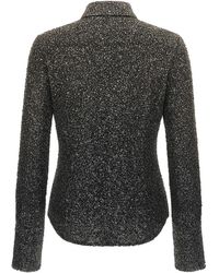 ROTATE BIRGER CHRISTENSEN - Rotate Birger Christensen Sequin-Embellished Shirt - Lyst