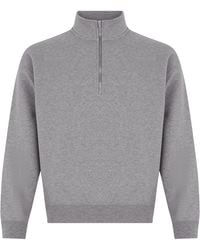 Canada Goose - Sweatshirt Zip Collar Cotton Sweatshirts - Lyst