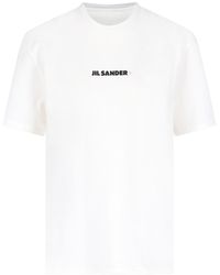 Jil Sander - Logo T-Shirt - Lyst