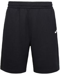 Burberry - Raphael Black Cotton Bermuda Shorts - Lyst