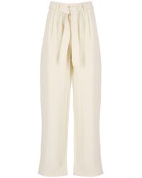 Woolrich - Trousers Ivory - Lyst