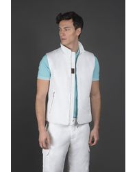 Moorer - Sleeveless Zip-Up Vest - Lyst