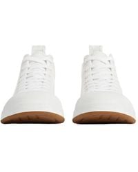 Bottega Veneta - Vulcan Canvas High-Top Sneakers Shoes - Lyst