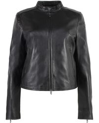 DIESEL - L-Ayla Leather Biker Jacket - Lyst