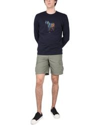 Paul Smith - Bermuda Cargo Shorts Cotton - Lyst
