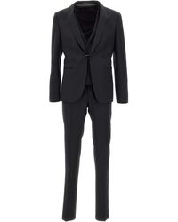 Corneliani - Fresh Wool Three-Piece Suit - Lyst