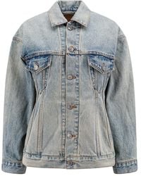 Balenciaga - Hourglass Denim Jacket - Lyst