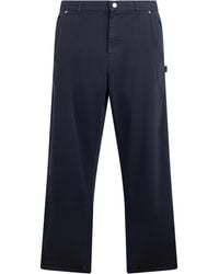 Moncler - Trousers Gabardine Cotton-Blend Chinos - Lyst