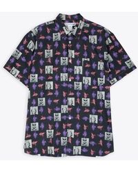 Comme des Garçons - Shirt Woven Multicolour Andy Warhol Printed Shirt With Short Sleeves - Lyst