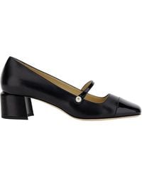 Jimmy Choo - 'Elisa 45' Pumps With Pearl Detail - Lyst