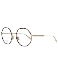 Dior - Eyeglasses Round Full Rim, -Havana Frame And Clear Demo Lenses Lens Gemor2Ua000 Sunglasses - Lyst
