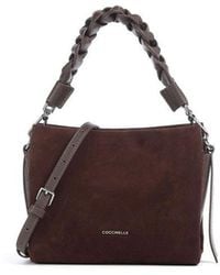 Coccinelle - Top Handle Bag Suede Leather Top-Handle-Bags - Lyst