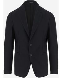 Giorgio Armani - Stretch Jersey Jacket - Lyst