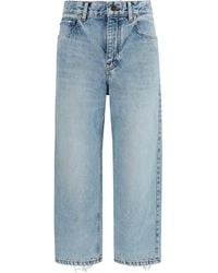 Balenciaga - Jackie Capri Pants Cotton Jean - Lyst