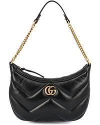 Gucci - GG Marmont Small Leather Shoulder Bag - Lyst