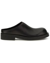MM6 by Maison Margiela - Biker Round Toe Mules Sandal - Lyst