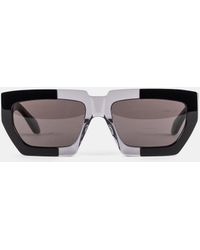 Maison AlaïA - Oversized Two-Tone Sunglasses - Lyst