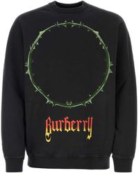 Burberry - Cotton Oversize Sweatshirt - Lyst