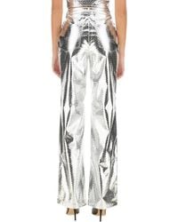ROTATE BIRGER CHRISTENSEN - Straight Leg Pants Lining: Polyester Trousers - Lyst